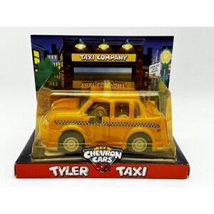 The Chevron Cars: Tyler Taxi - 1997 Collectible Toy Taxi Car *NEW